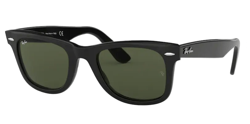 RAY-BAN RB2140F 901 BLACK FULL FIT WAYFARER SUNGLASSES | Lux Eyewear