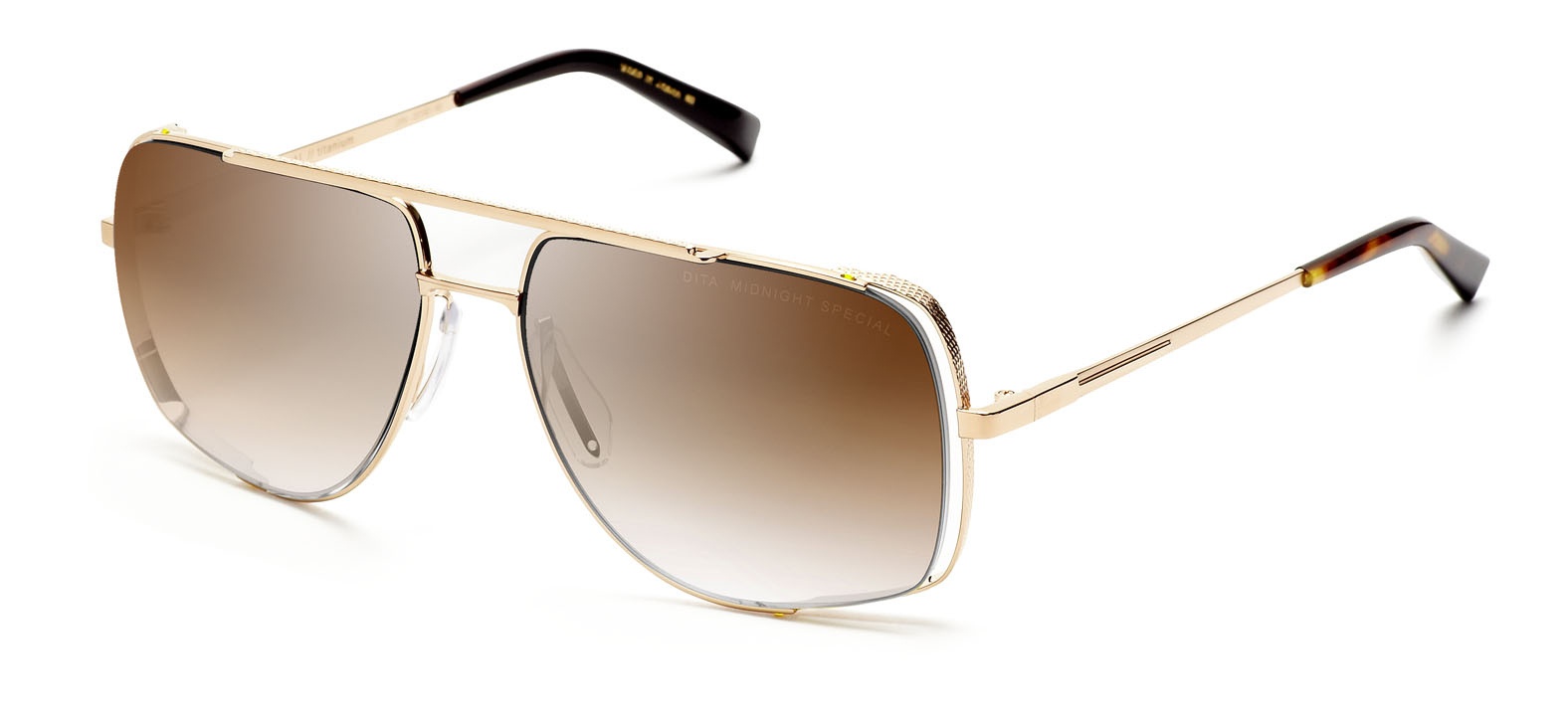 Mantel magnetron Kamer DITA MIDNIGHT SPECIAL WHITE GOLD SUNGLASSES | Lux Eyewear